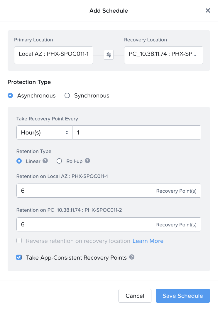 DR - Protection Policy Inputs